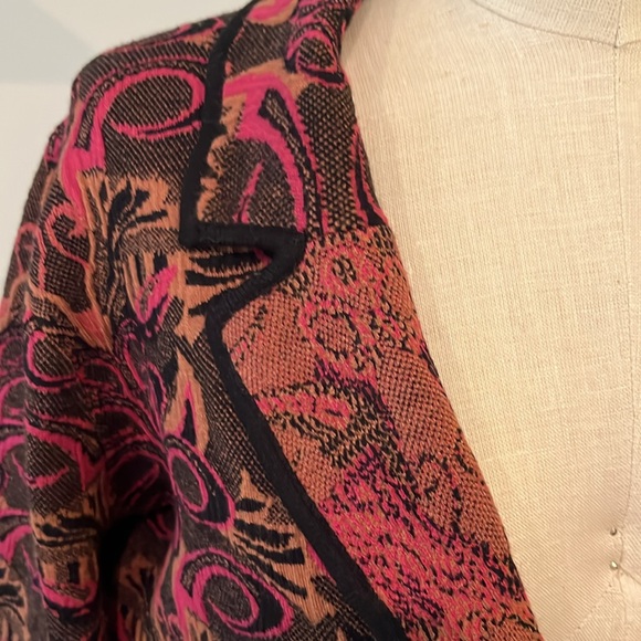 Free People Sammie Blazer Jacket M jacquard knit - Picture 5 of 9